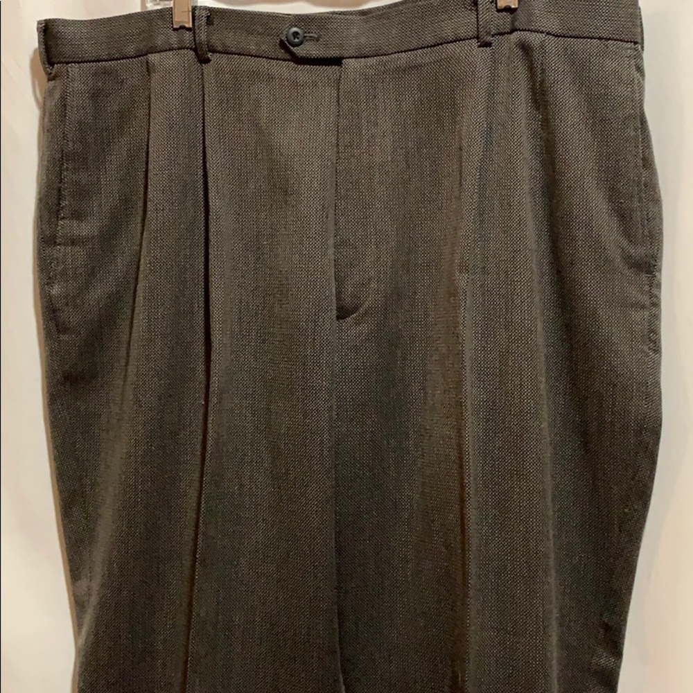 NATURAL ISSUE PANT BLK/TAN 42/30 PLEATED CUFFED